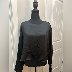 H&M Black Long Sleeve Women's Top